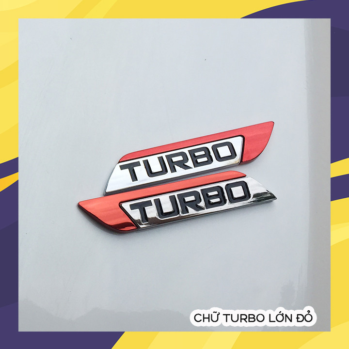 [HCM]Logo chữ Turbo loại lớn