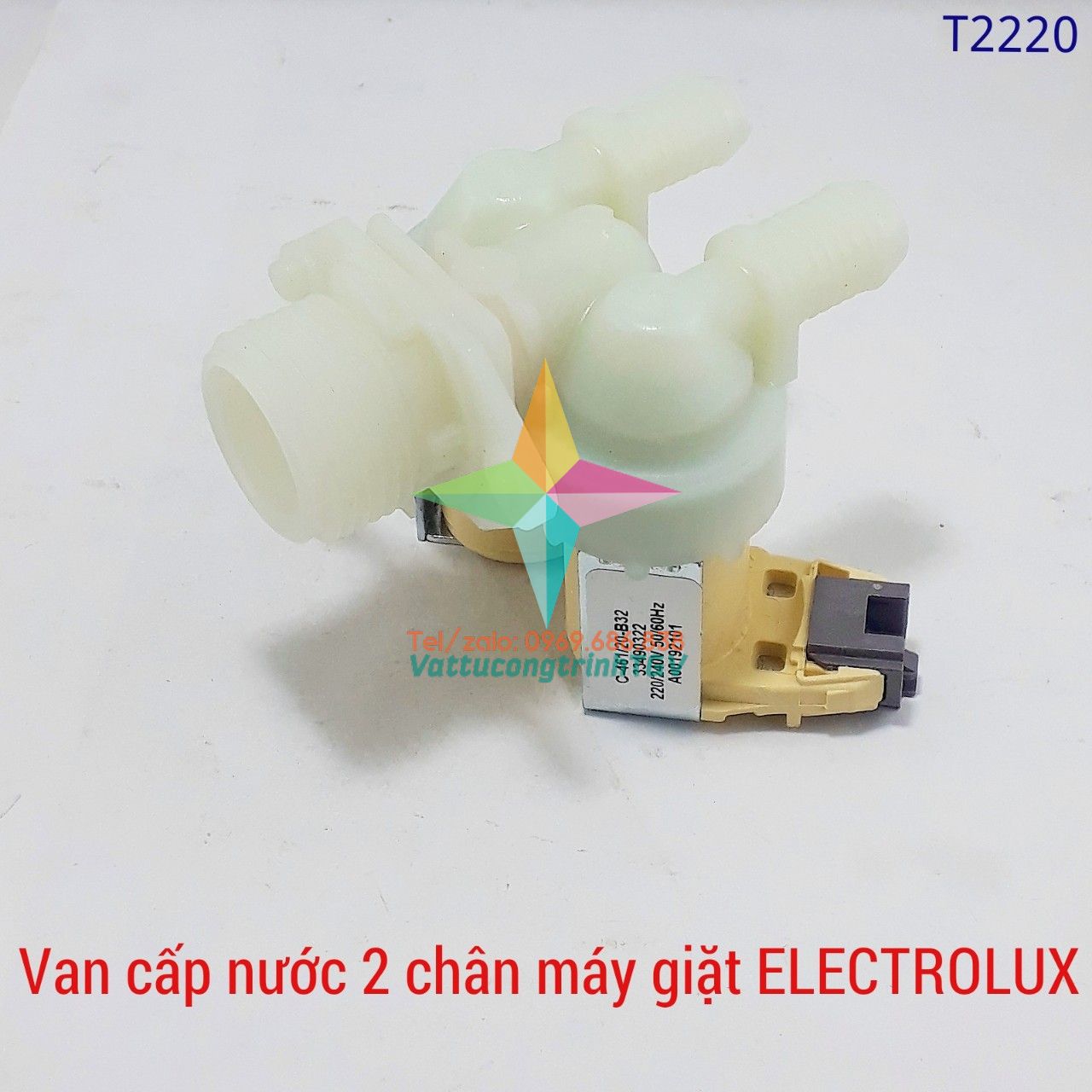 Van Rơle cấp nước cho máy giặt Electrolux cửa ngang