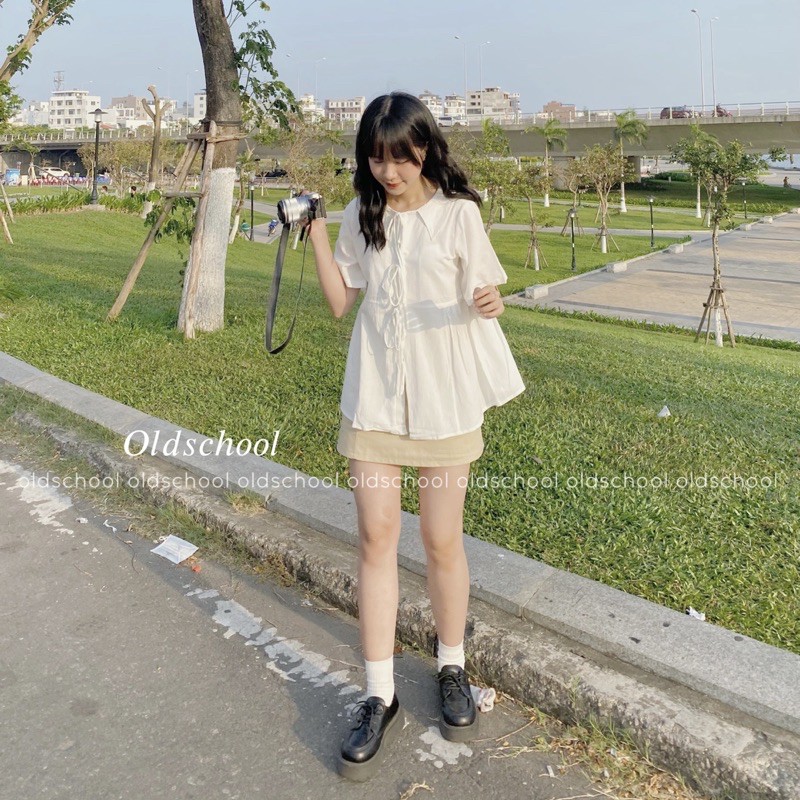 (Oldschoolcloth)SET LUCY BABYDOLL + CHÂN VÁY (ảnh thật/sẵn)