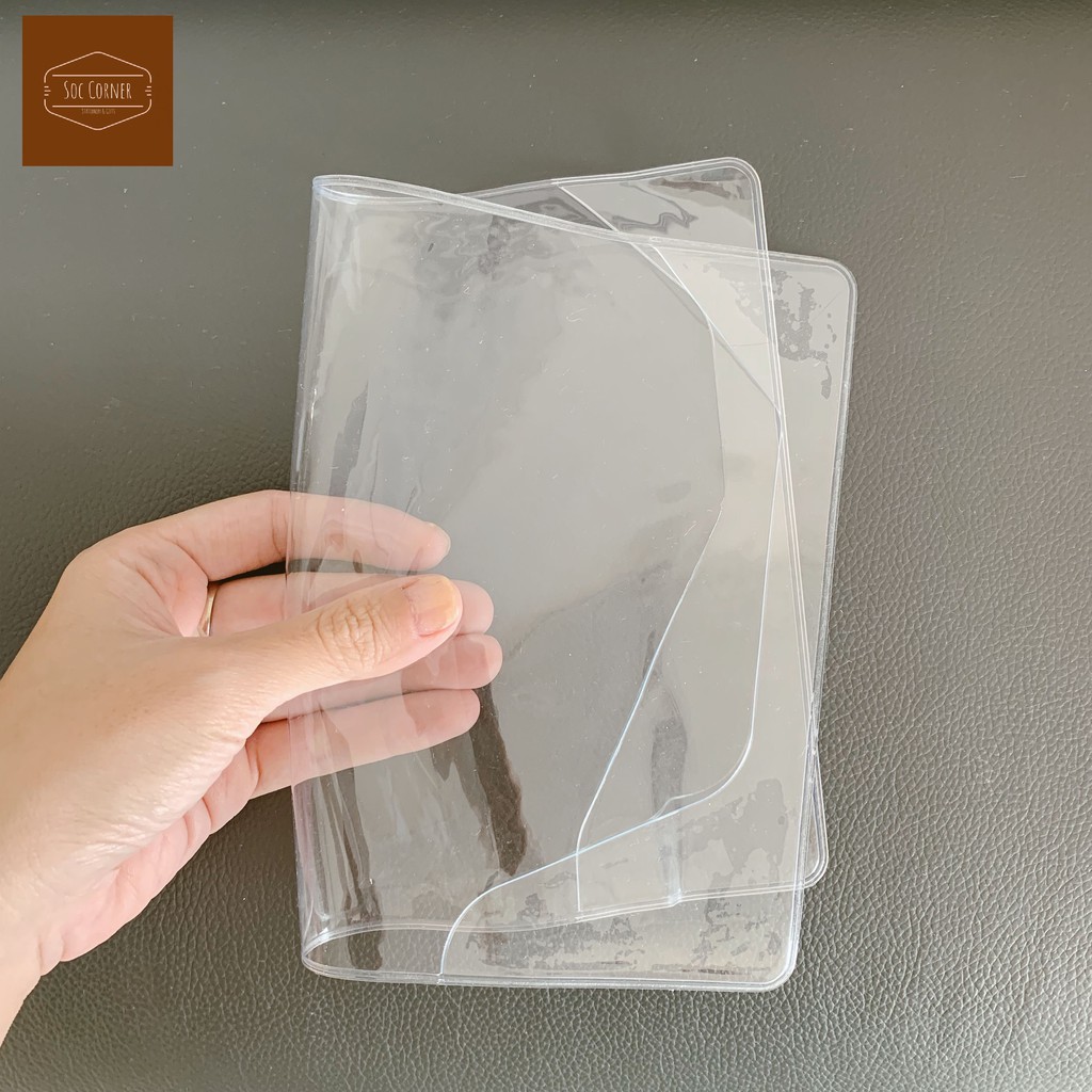 Bọc sổ pvc bảo vệ cho sổ tay notebook basic a5/a6
