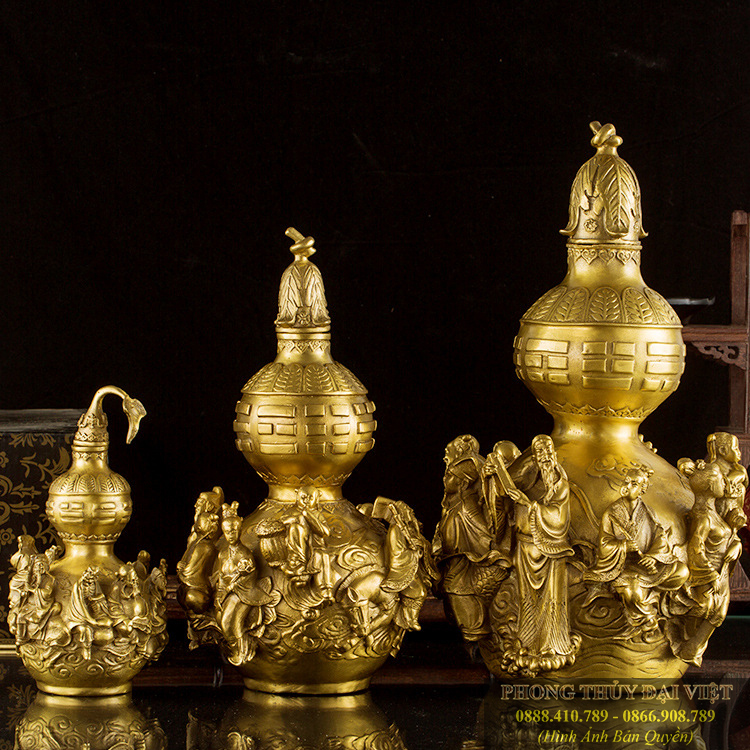 Hồ Lô Bát Tiên đồng nguyên chất ( Trung )