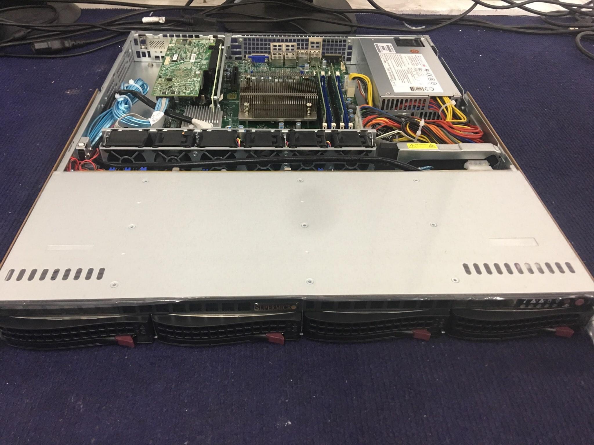 Máy Chủ Supermicro 813MF2TQC-505CB / X11DPL-I  (Intel 4210R /16Gb DDR4 2933/Dual LAN with Marvell 88E1512/ NONE HDD /PSU 500W)