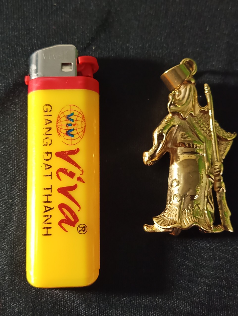 Mặt dây chuyền hình quang công bao chất - caraven silver