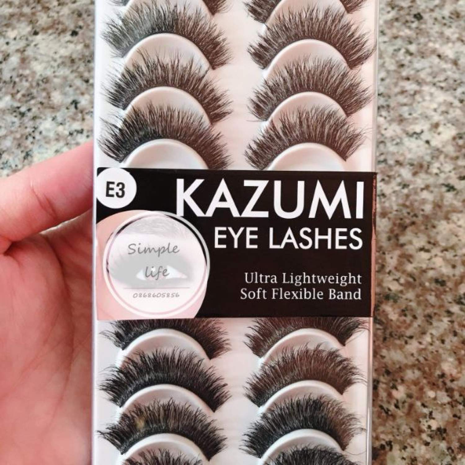 LÔNG MI GIẢ KAZUMI E3 FORM ĐẲNG CẤP