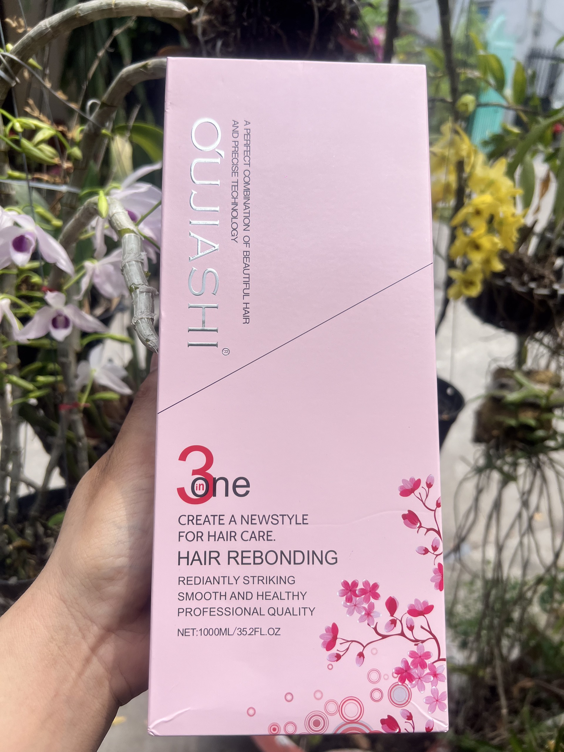 Kem Duỗi Tóc Hoa Anh Đào (Mới) (Không Cần Dập) | Made in Japan | 1000ml