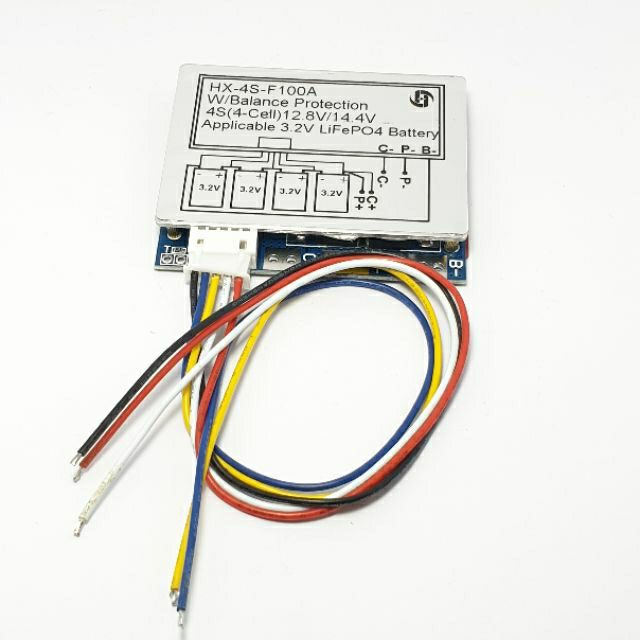 MẠCH BẢO VỆ PIN SẮT 4S-12.8V/14.6V- DÒNG XẢ 100A