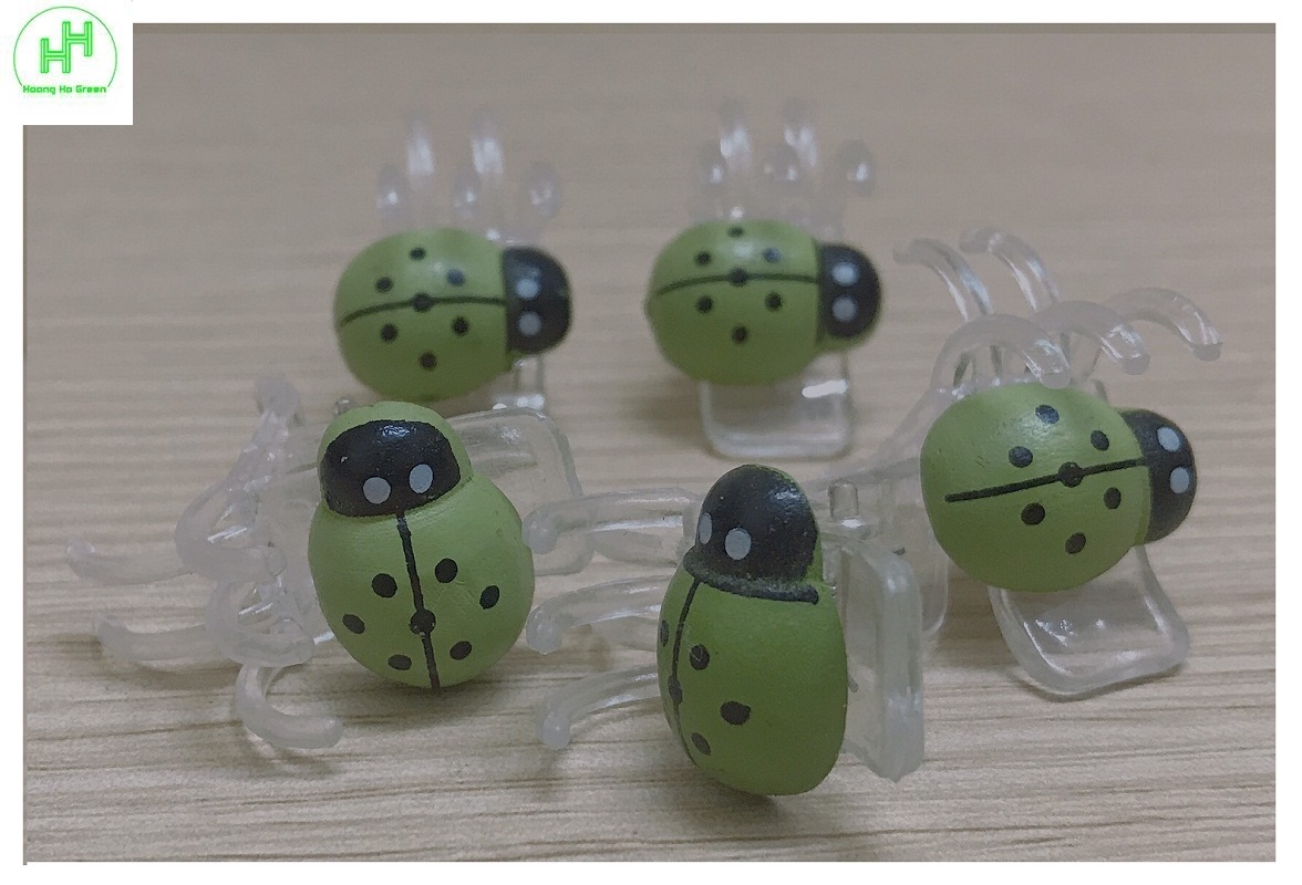 100 Kẹp Ong - Kẹp Bọ Dừa Siêu Tốt Kẹp Lan Hồ Điệp! - Màu Xanh Lá Cây