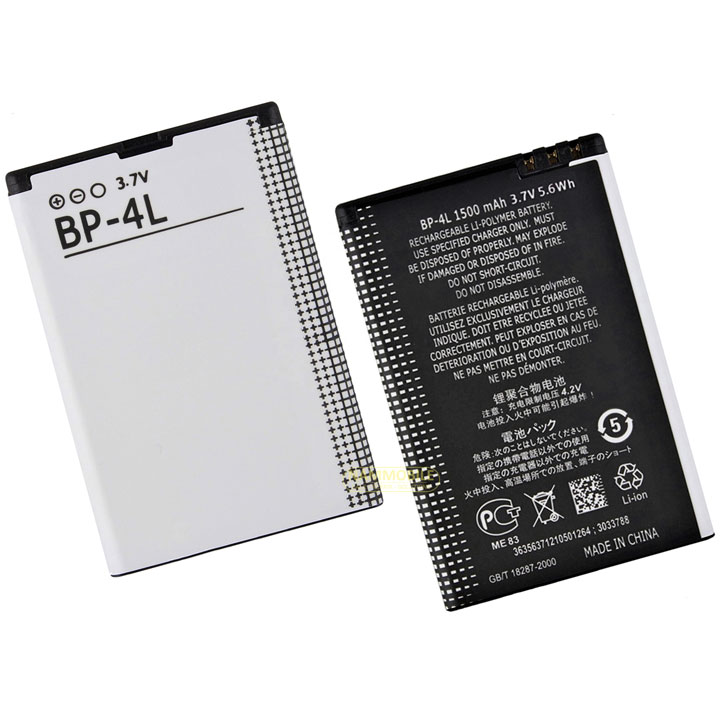 Pin Nokia E52, E55, E61i, E63, E71, E71x, E72, E73, E90, N97, N810, BP-4L 1500mAh zin +FreeShip