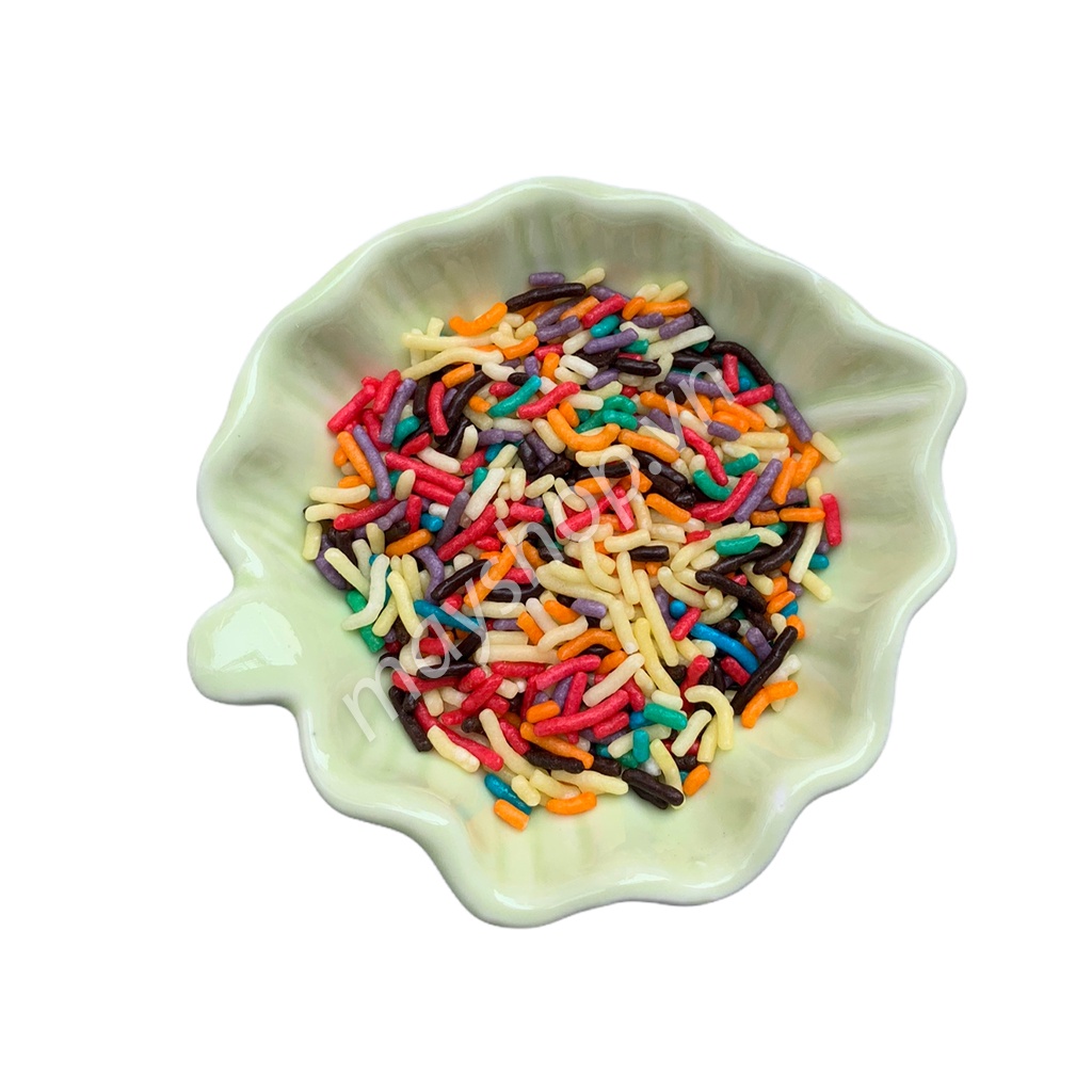 Cốm Đường Trang Trí Bánh Nhiều Màu (50g)