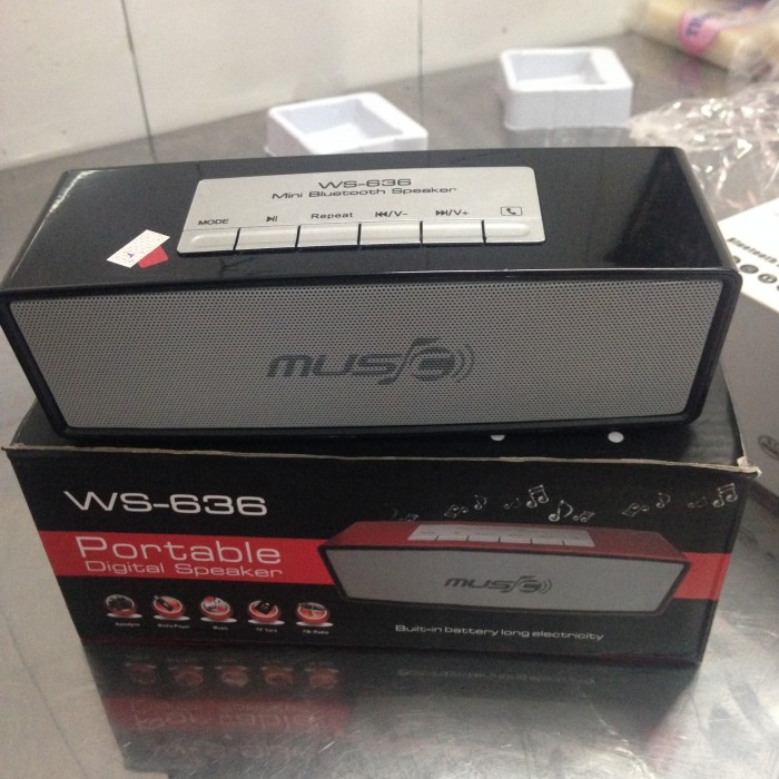 Loa Bluetooth WSTER WS-636 (Đen)