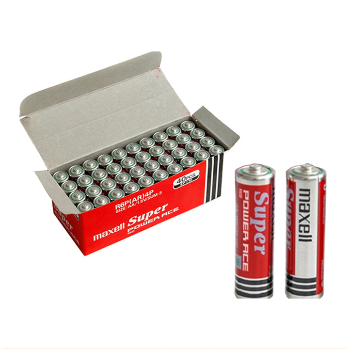Combo 8 cục pin tiểu Maxell Super Power Ace Red size AA
