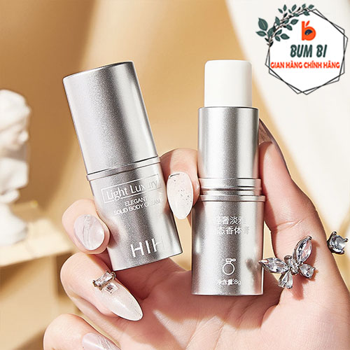 Nước hoa sáp khô nữ mùi hương tự nhiên lâu phai HIH, Nước hoa khô dạng sáp mùi hương thơm dịu cảm giác nhẹ nhàng thư giãn - BUMSTORE