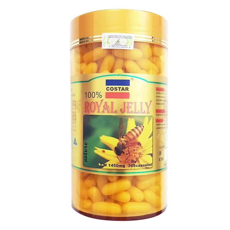 Thực Phẩm Chức Năng Viên Uống Sữa Ong Chúa Costar Royal Jelly 1450mg - Hộp 365 Viên giá rẻ