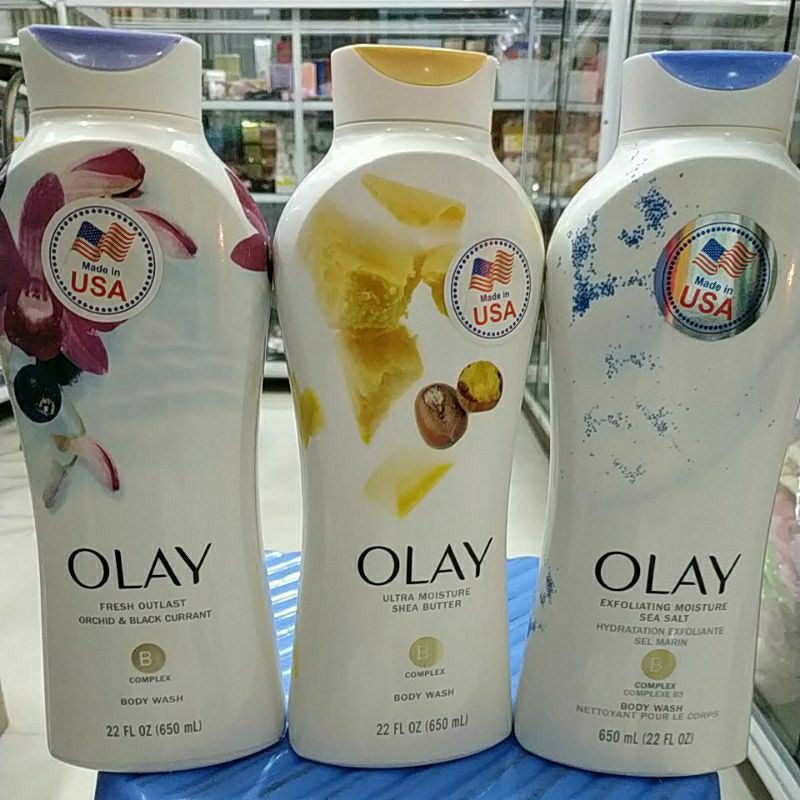 [HCM]SỮA TẮM OLAY MỸ 650ML CHÍNH HÃNG (TÍM:HOALAN+LÊVÀNG:BƠ HẠT MỠ TRẮNG: MUỐI BIỂN)