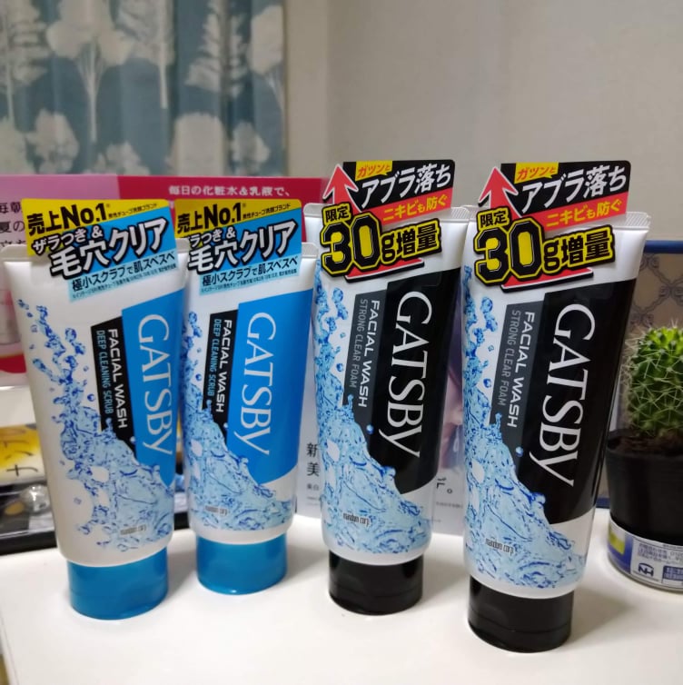 Sữa rửa mặt Gasby nam 130g Nhật Bản