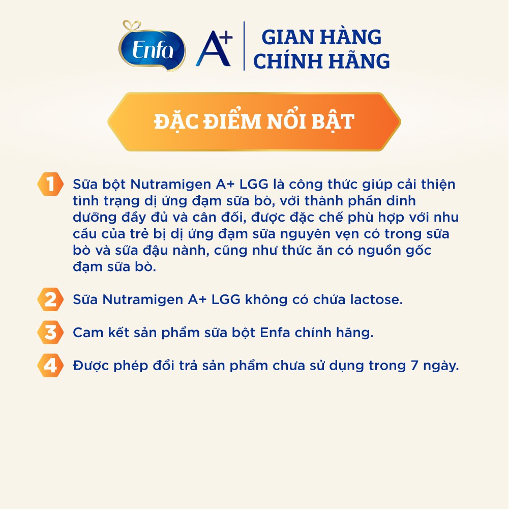 Sữa bột Enfa Nutramigen A+LGG 400g (Dành Cho Trẻ Dị Ứng Đạm Sữa Bò)