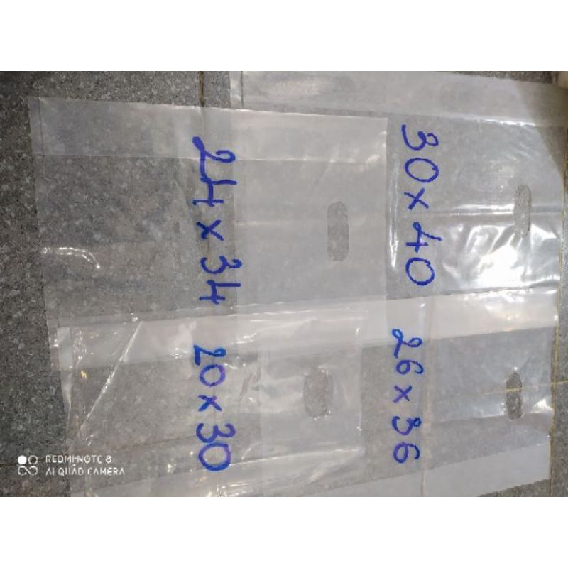 500gr Túi Trong Suốt PP đựng đồ dùng
