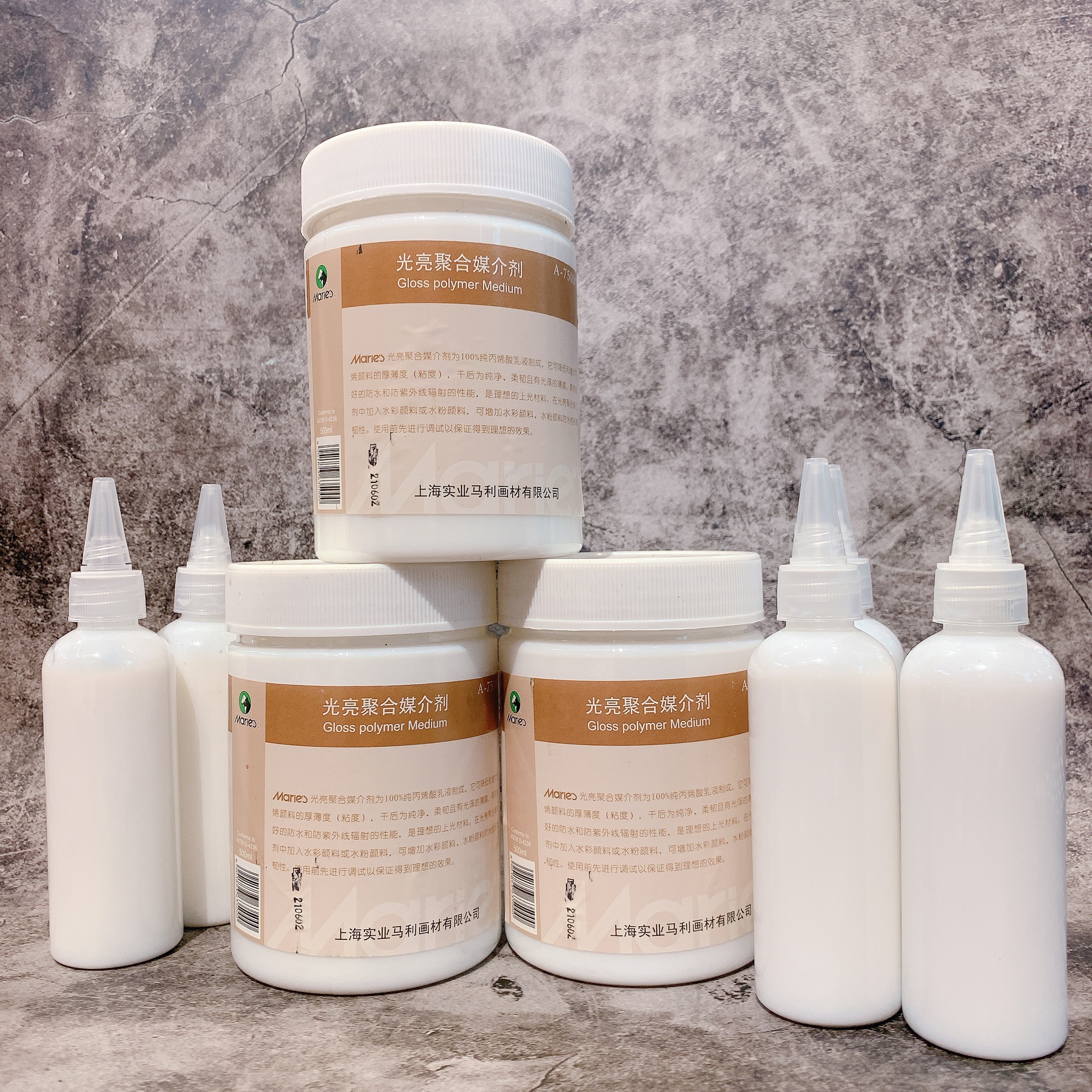 Dung dịch phủ bóng/ phủ mờ,  bảo vệ tranh vẽ - Marie's ( Gloss/Matte Polymer Medium )