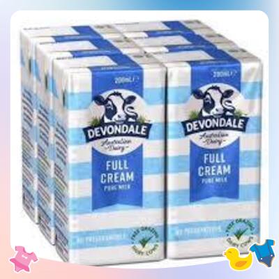 Sữa tươi nguyên kem Devondale nhập khẩu từ Úc 24 hộp 200ml