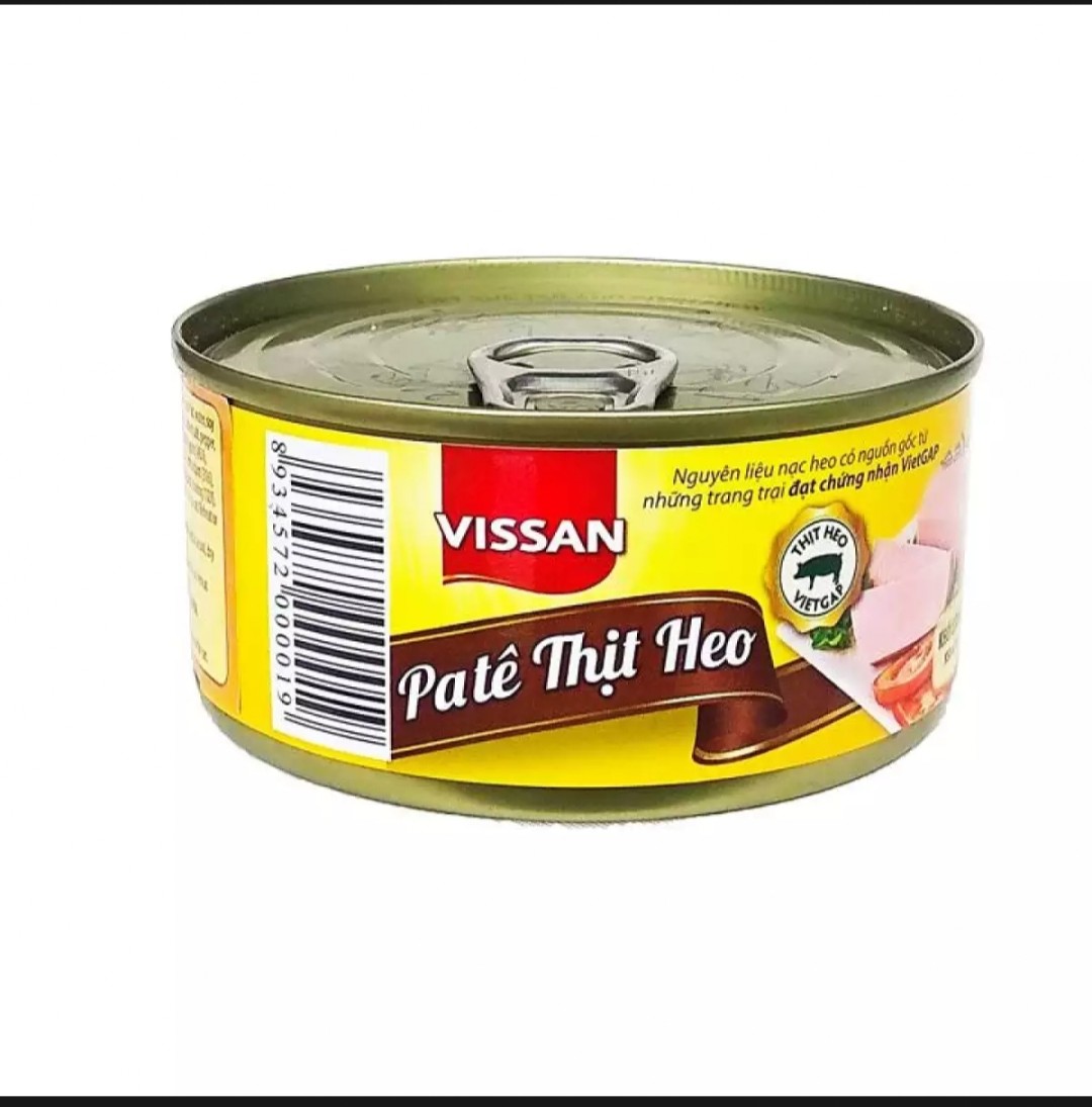 (Giảm 20K Ship Đơn Từ 49K) Pate Thịt Heo VISSAN Hộp 170g