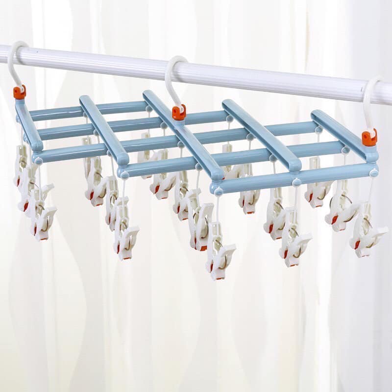 Móc Gấp Gọn Phơi Đồ Cho Em Bé - 29 Kẹp