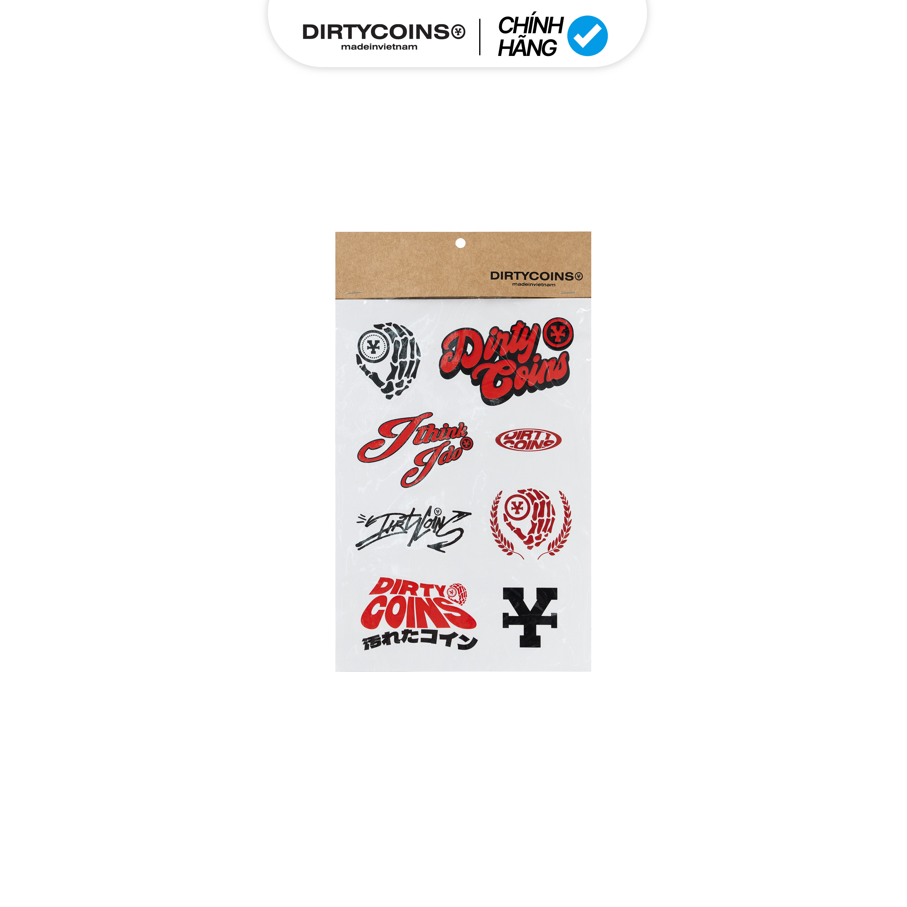 Hình Dán DirtyCoins Sticker Logo & Logo