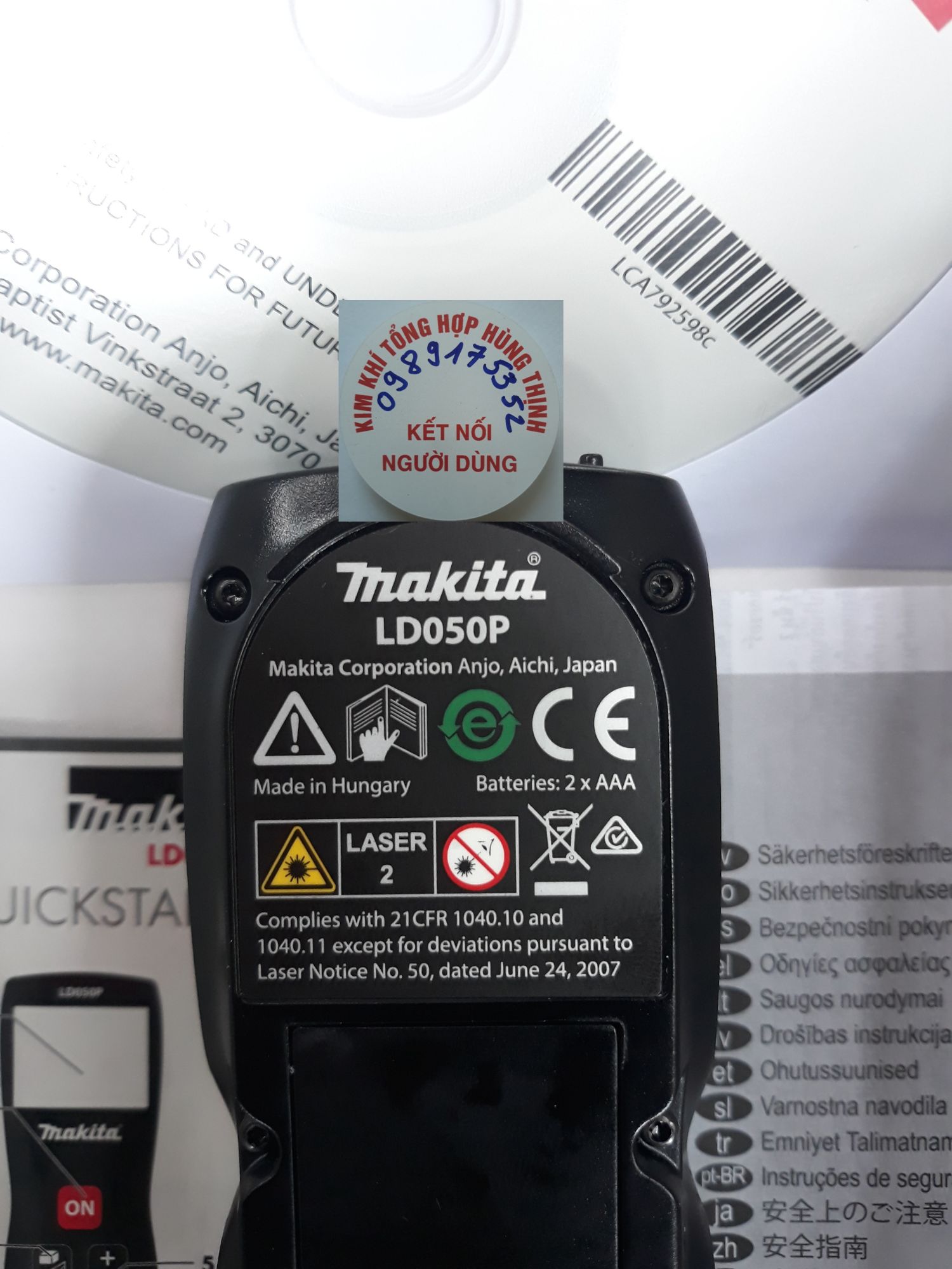 thước đo khoảng cách makita LD050P
