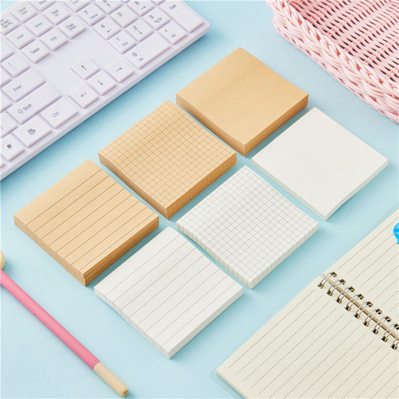 Set 80 Giấy Note Giấy Ghi Chú Sticky Note Tối Giản ST45