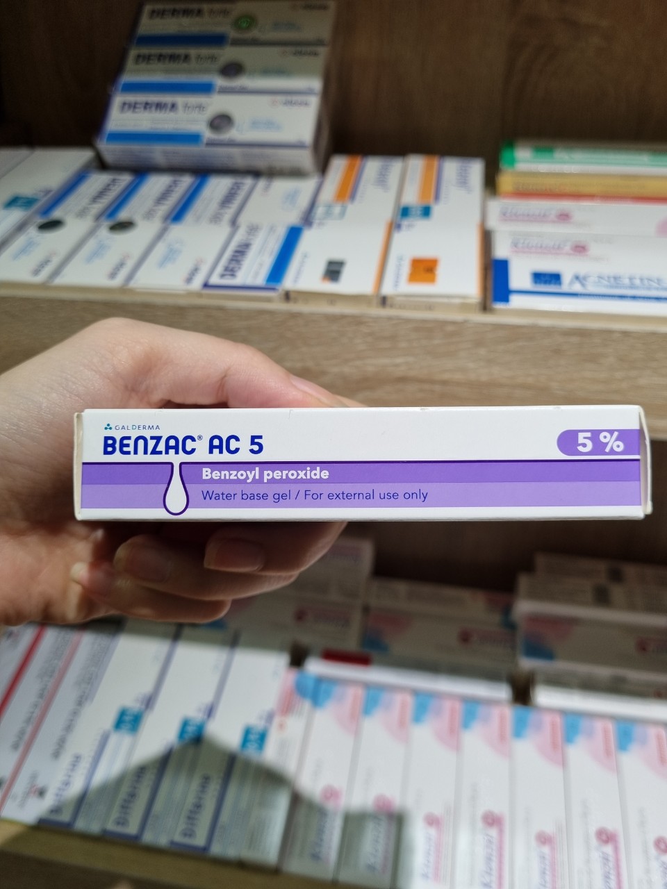 [15g] KEM GIẢM MỤN BENZAC AC 5% (BENZOYL PEROXIDE)