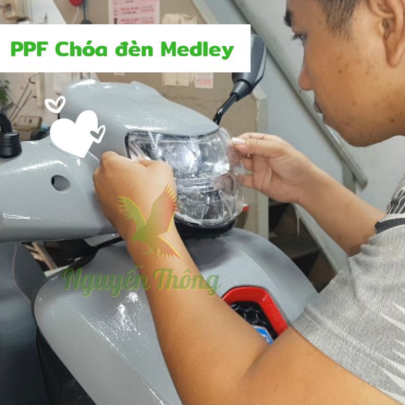 [HCM]PPF bảo vệ chóa pha đèn xe Medley 2020