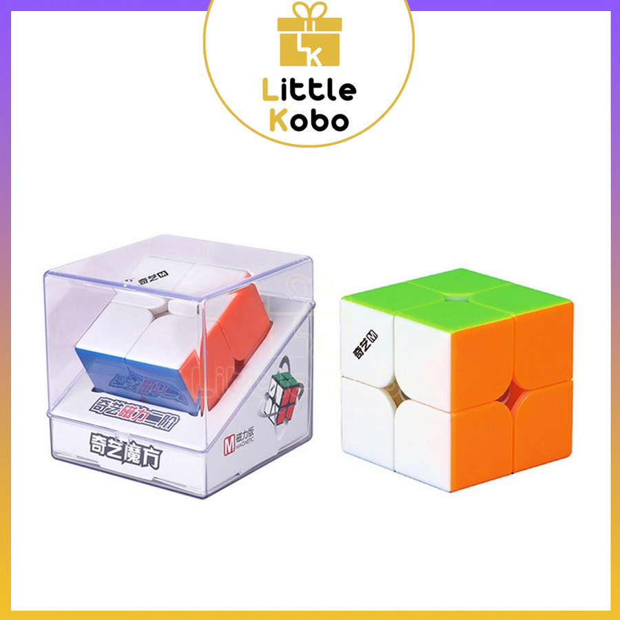 Rubik 2x2 QiYi MS 2x2 Nam Châm Magnetic Stickerless Rubic 2 Tầng Đồ Chơi Trí Tuệ Trẻ Em Phát Triển Tư Duy - Little Kobo