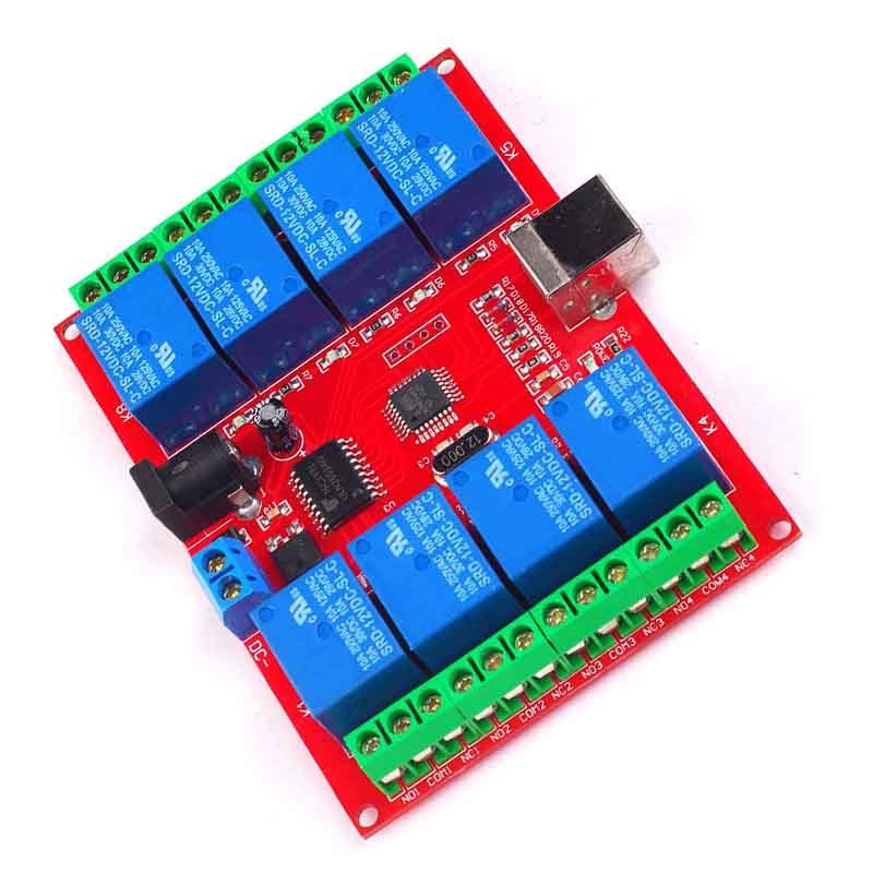 Bảng giá Drive Free USB Control Switch 8-Way 5V Relay Module Computer Control Switch PC Intelligent Control Phong Vũ