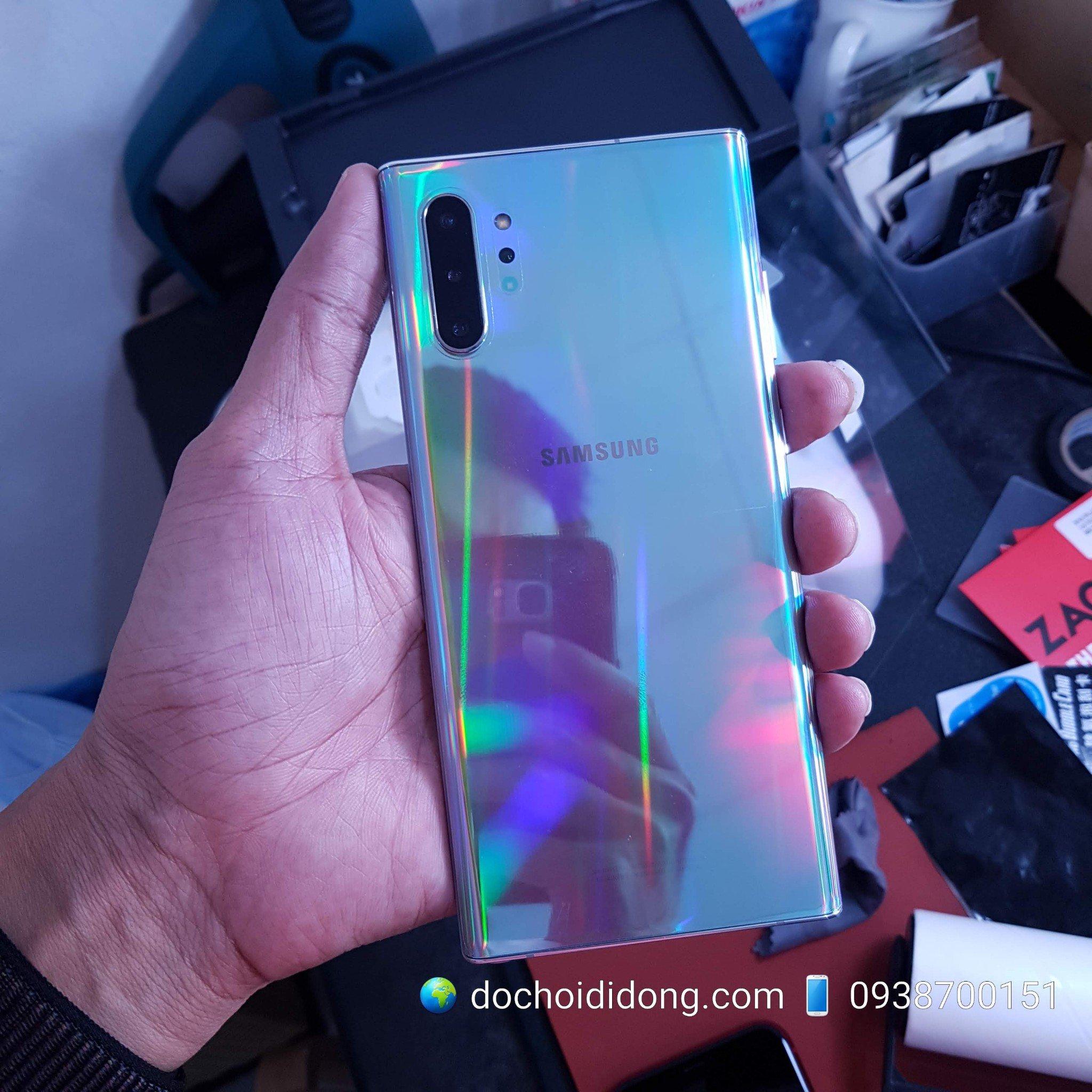 [HCM]Miếng Dán Lưng Samsung Note 10 - Note 10 Plus Aurora Đổi Màu