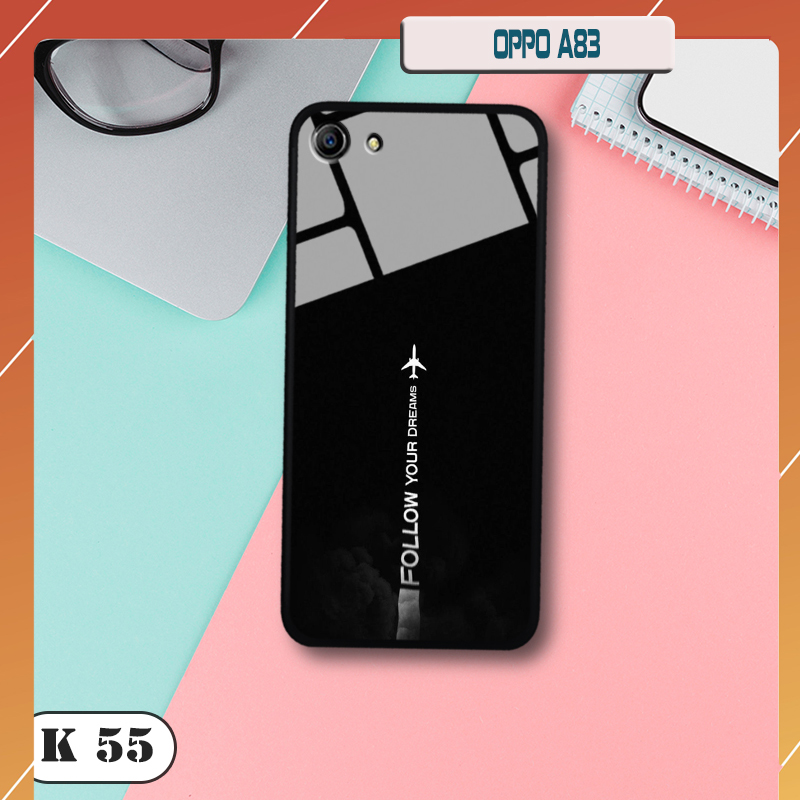 Ốp lưng kính 3D điện thoại OPPO A83