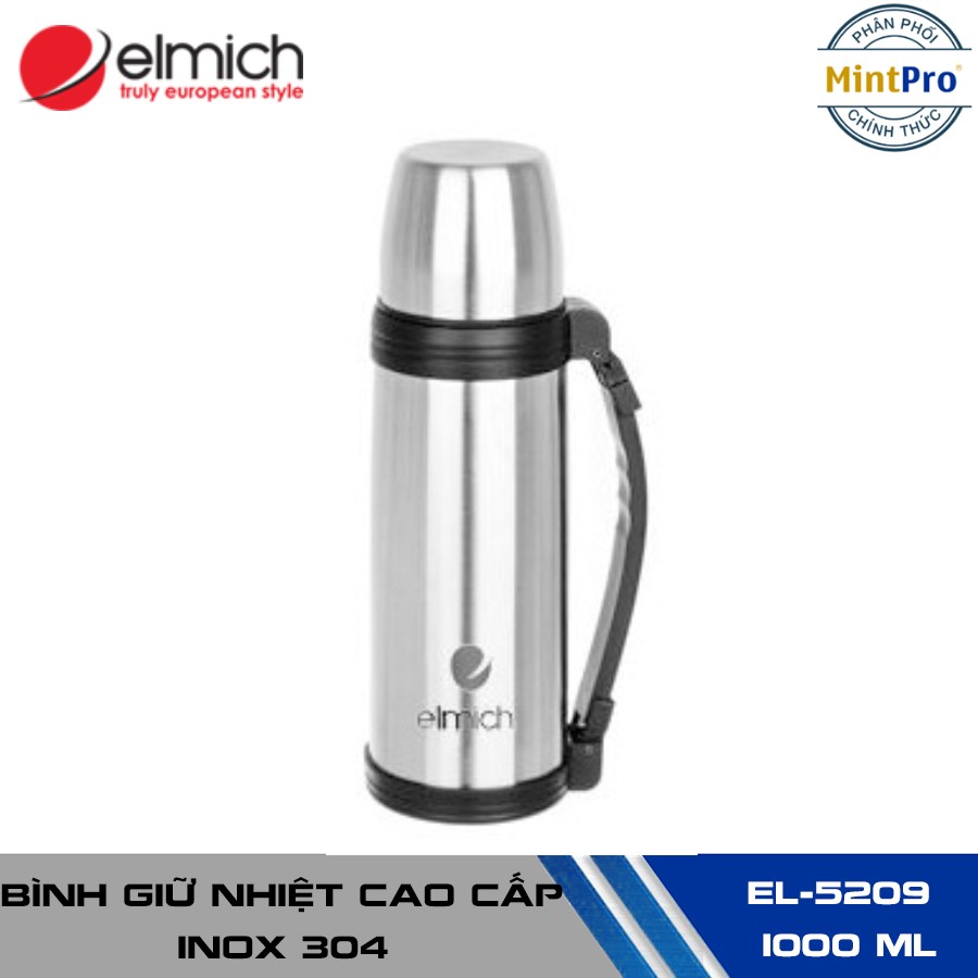 Phích giữ nhiệt Elmich T10 El5209 thể tích 1lít chính hãng