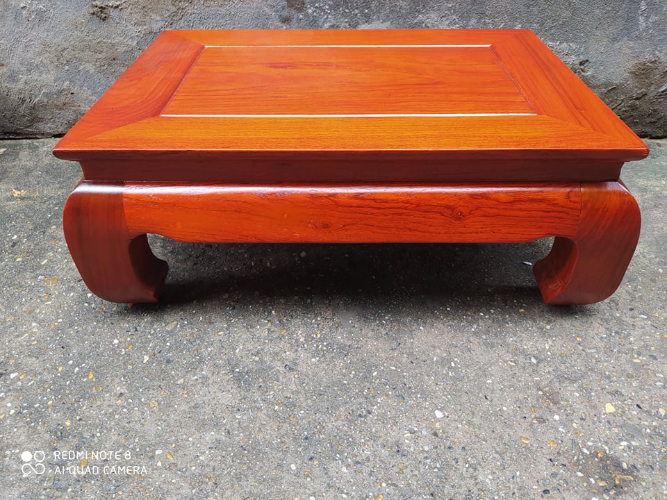 Bàn trà gỗ hương (kích thước 35 x 50 x 18 cm)