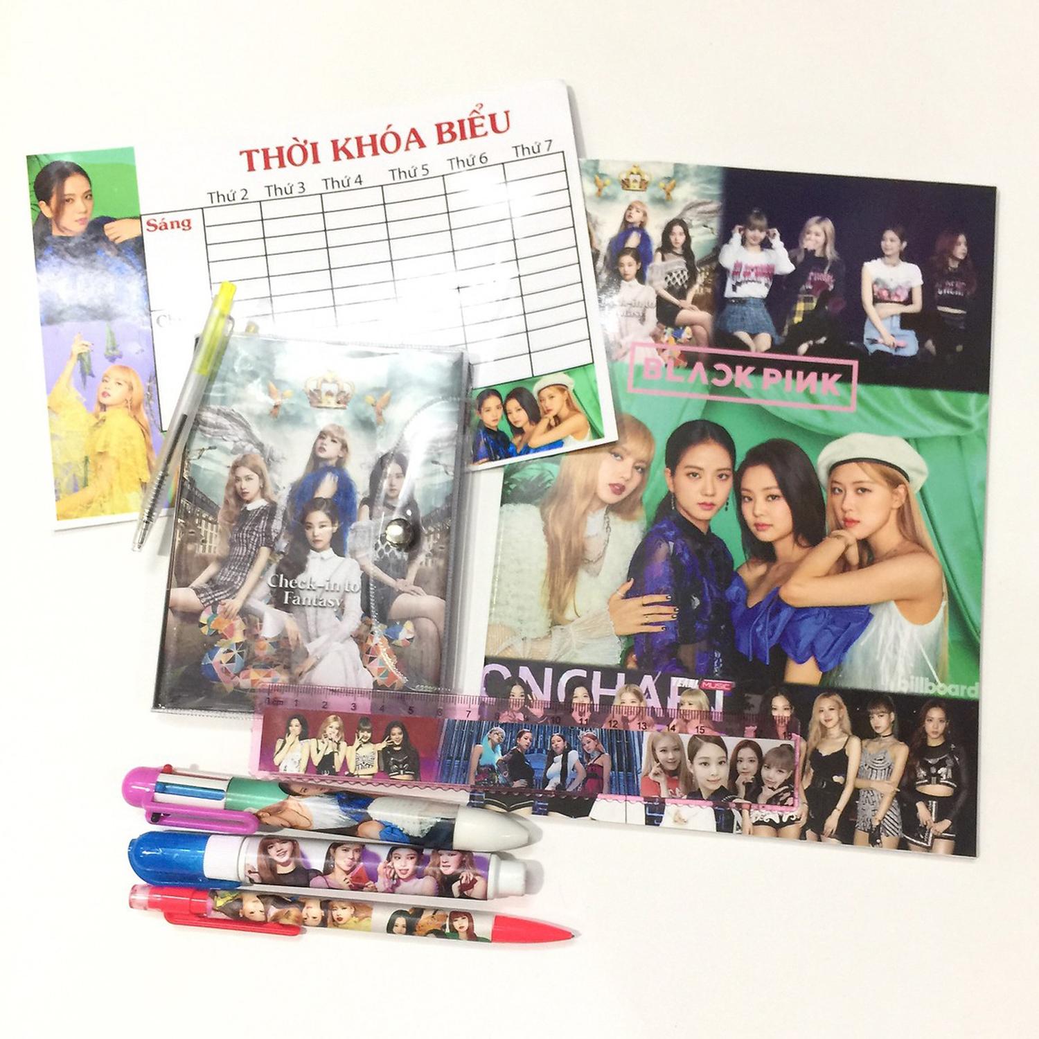 BLACKPINK ĐỒ DÙNG HỌC TẬP 7 MÓN ĐỒ