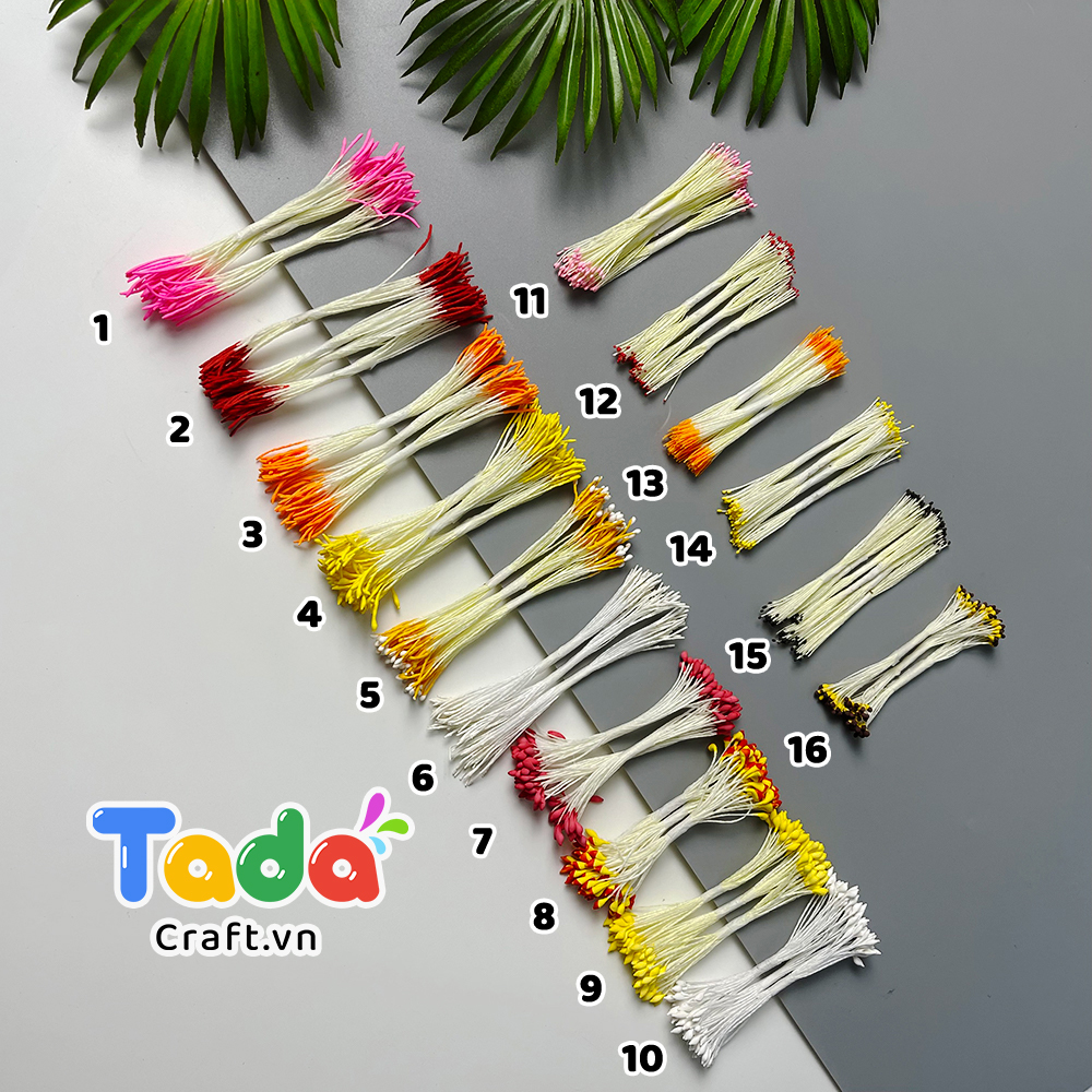 200 Cái Nhụy Bột Hoa Giả Làm Hoa Handmade
