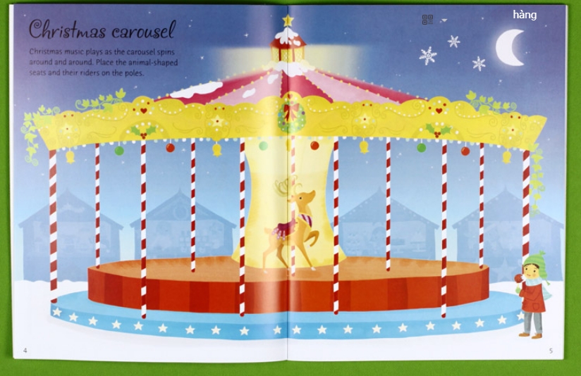 Usborne Sticker Book - Christmas market