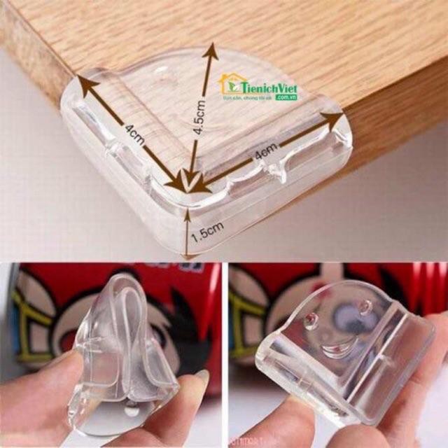 Set 4 Miếng bọc cạnh bàn silicon an toàn cho bé