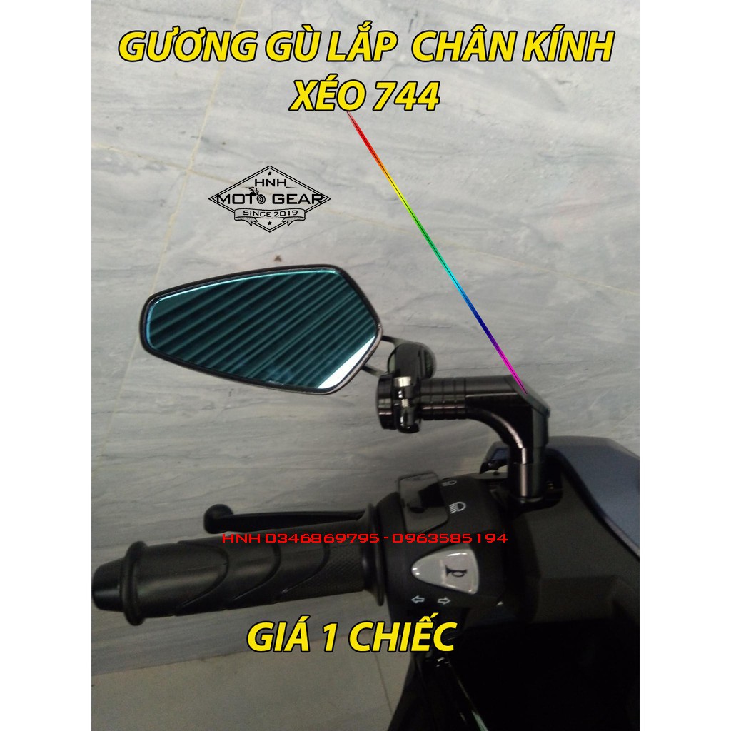 Gương Xe Máy Gù Xéo Kiểu 744