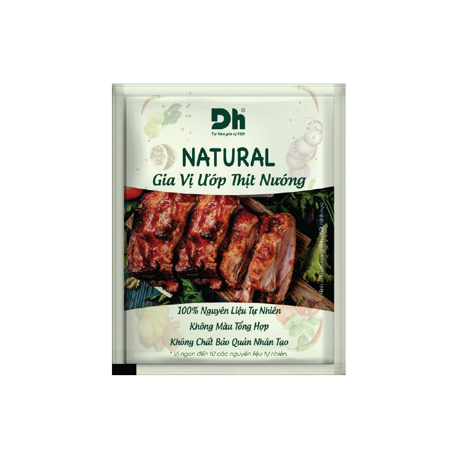 Natural Gia vị Ướp Thịt Dh Foods - Ướp thịt nướng /Ướp Thịt Mắc Mật/ Chẩm Chéo