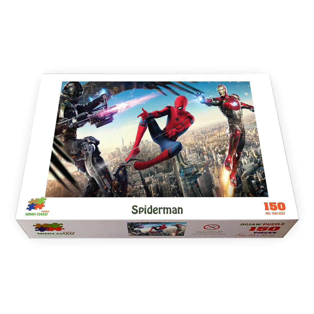 HCMBộ tranh xếp hình 150 mảnh Spiderman