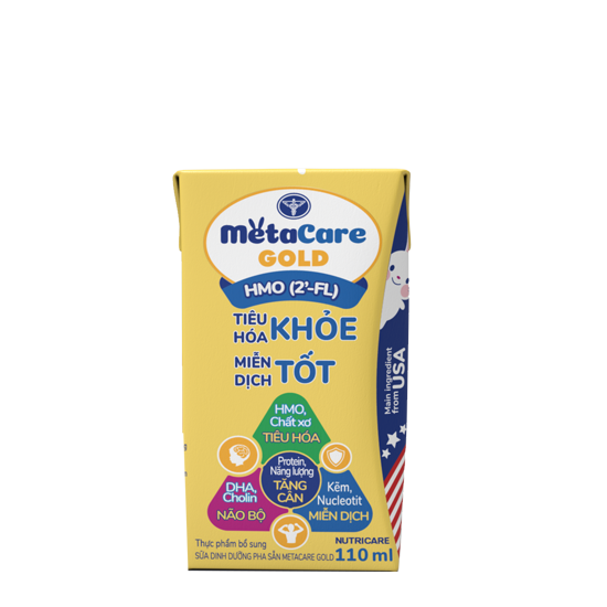 Thùng sữa bột pha sẵn Nutricare Metacare OPTI GOLD (110ml x 48 hộp)