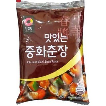 [KoreanMart] (COMBO MÌ TƯƠNG ĐEN) 500GR MÌ SỢI LỚN OTTOGI + 250GR SỐT TƯƠNG ĐEN
