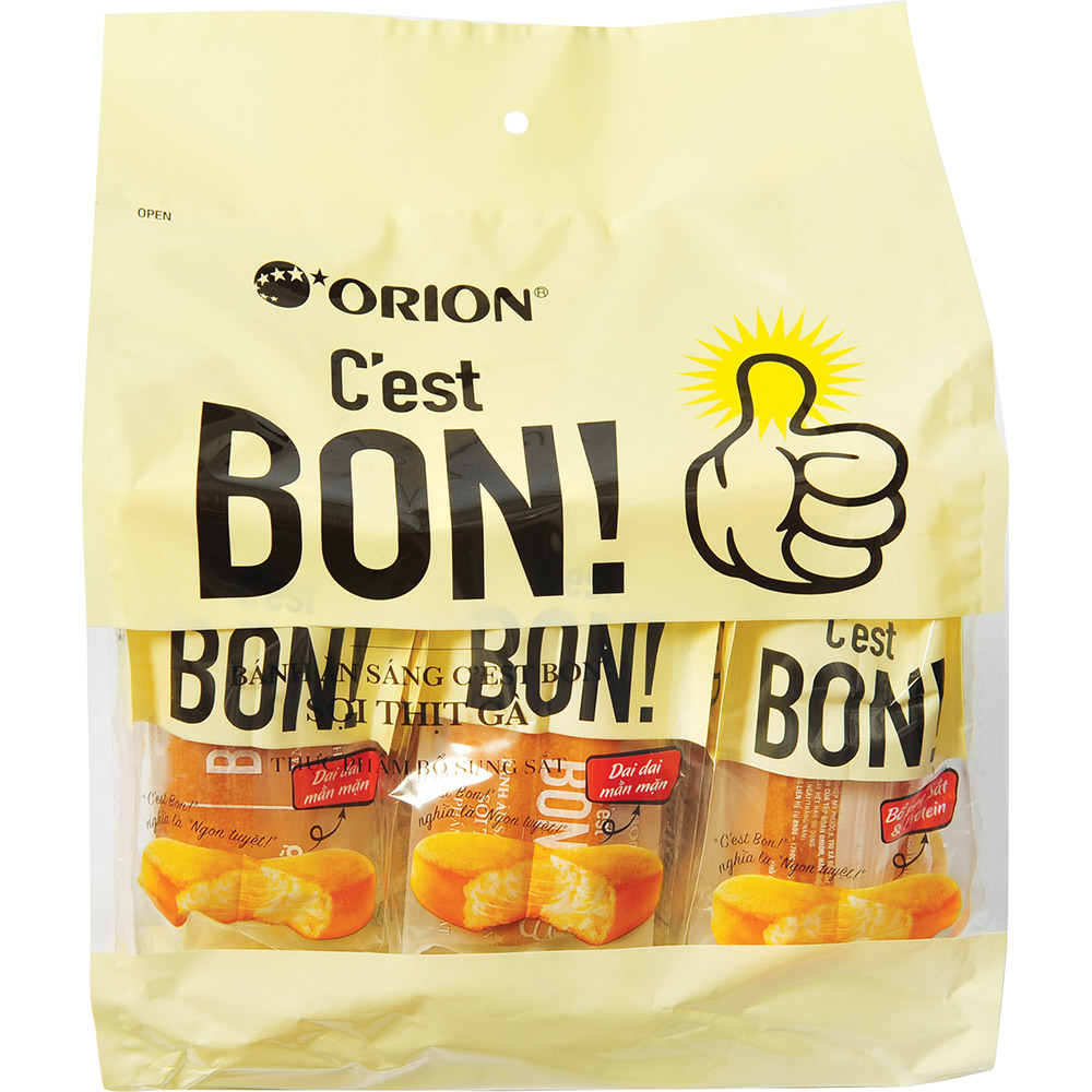 Bánh Cest Bon Orion sợi thịt gà 255g  Đặt hàng Coop Online