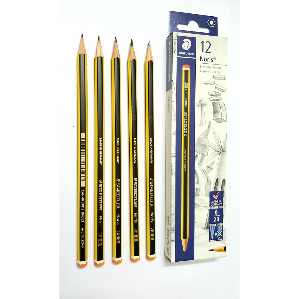 [HCM]Bút chì 2B Staedtler120 Chì Sọc Vàng (Hộp 12 Cây)
