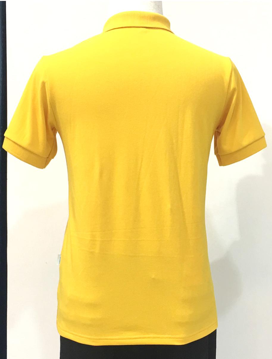 Áo phông cổ bẻ màu vàng Rogino
