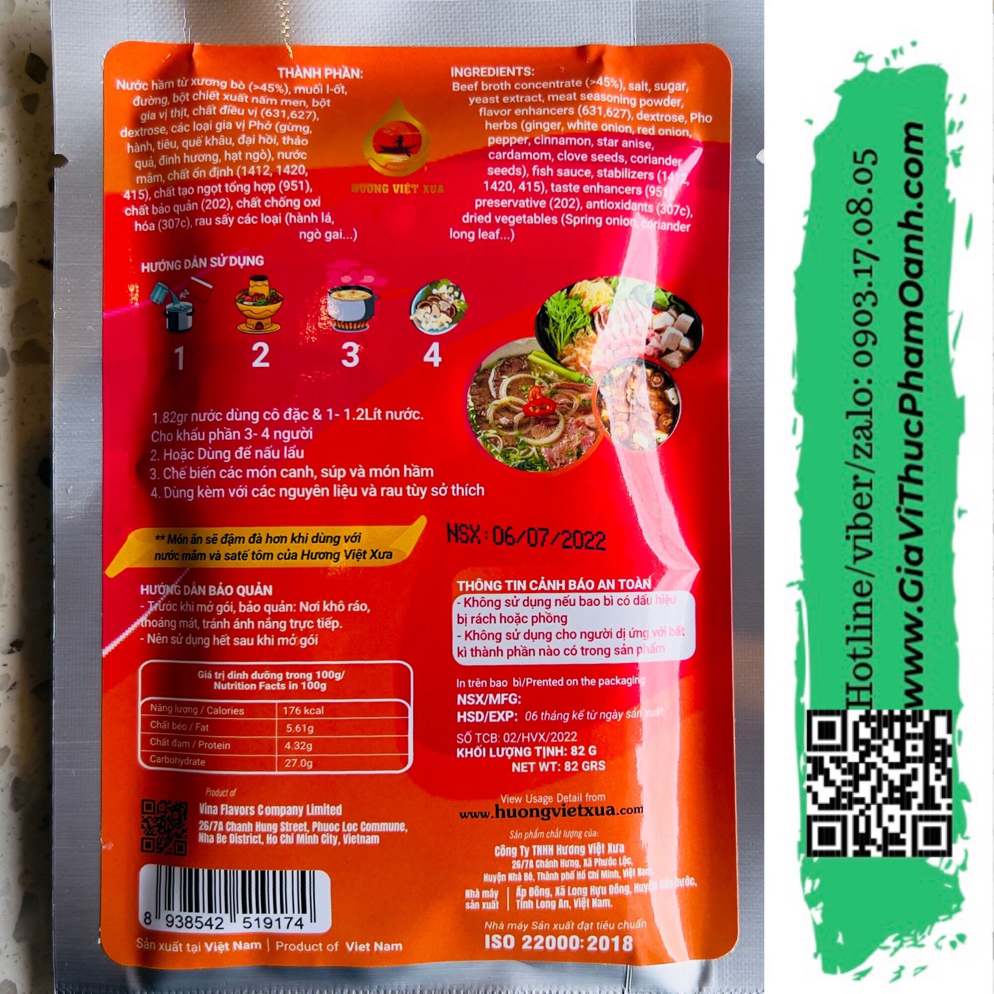 Nước dùng cô đặc PHỞ BÒ