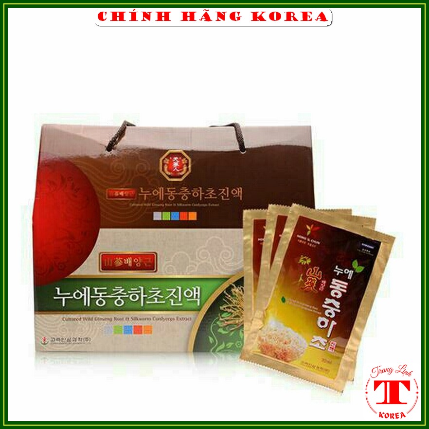 Nước đông trùng hạ thảo sâm núi Bio thượng hạng - Tăng thể lực, ổn định huyết áp, phòng ung thư, tranglinhkorea
